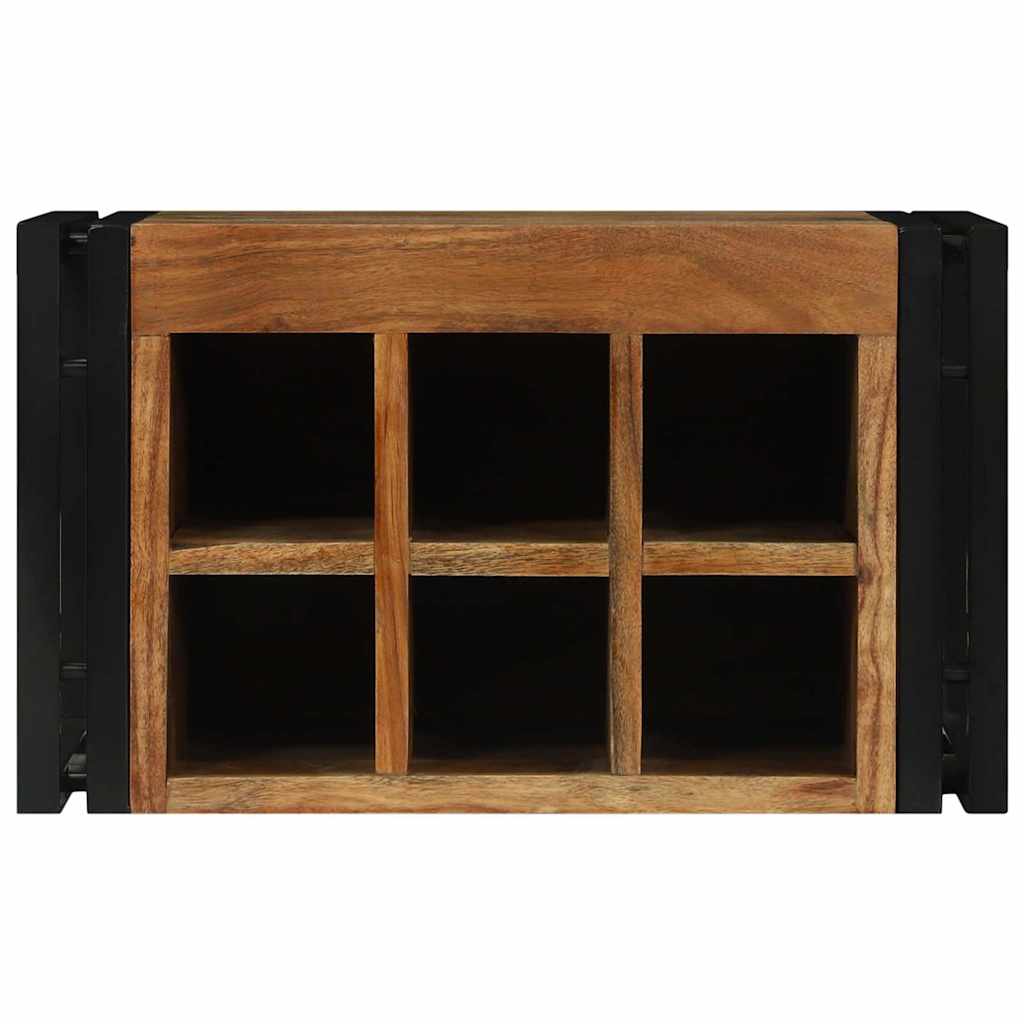 vidaXL Regał na wino 2 pcs 46 x 35 x 27,5 cm Lite Drewno Akacji