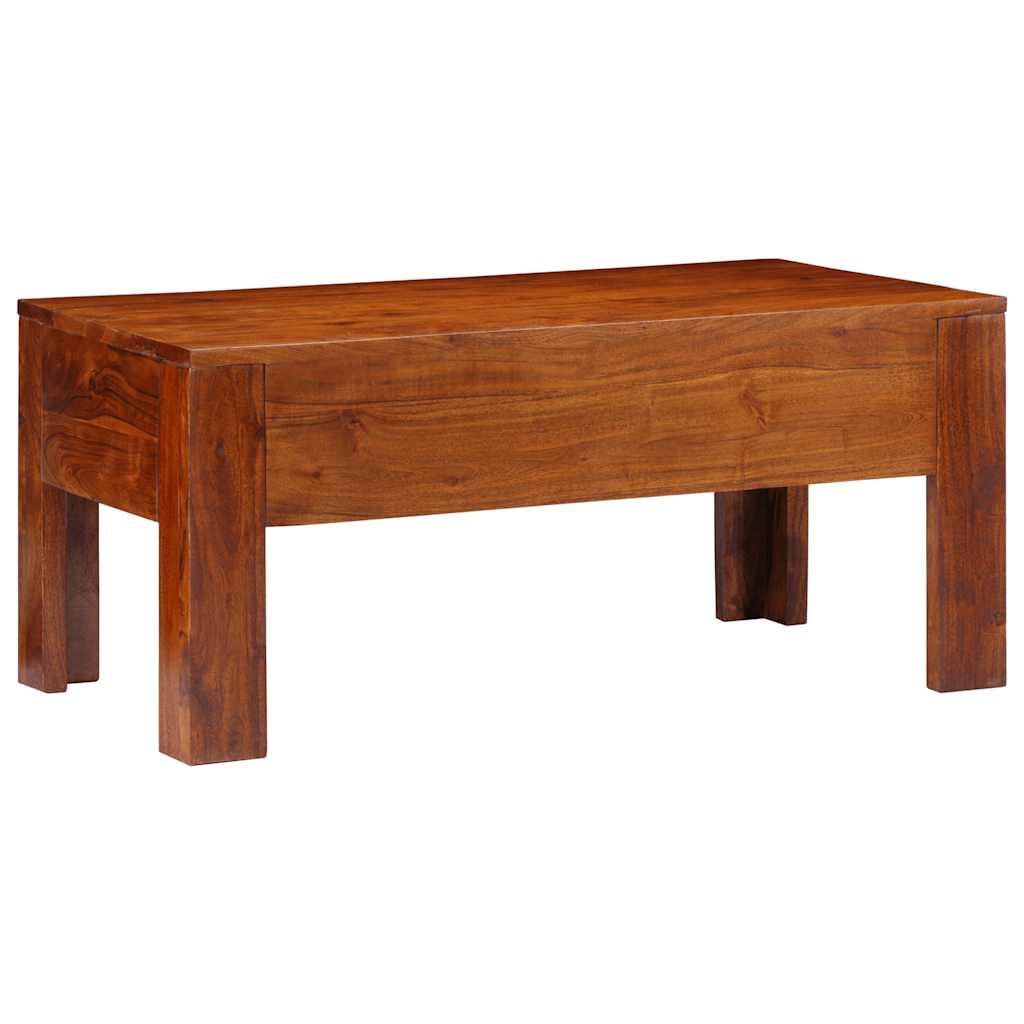 vidaXL Stolik kawowy, 90x50x40 cm, lite drewno akacjowe