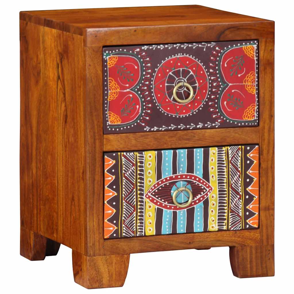 vidaXL Szafka nocna 2 szt. 35x35x45 cm Drewno lite Akacja