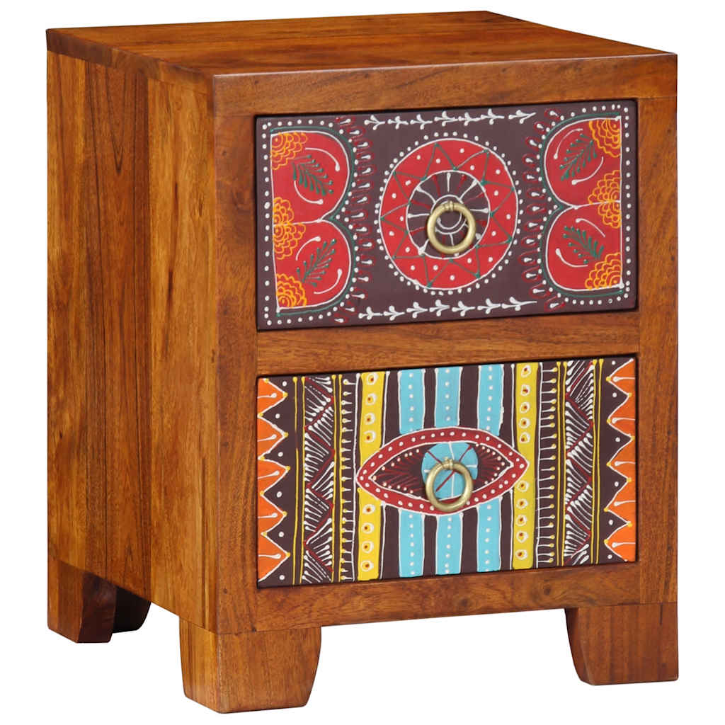 vidaXL Szafka nocna 2 szt. 35x35x45 cm Drewno lite Akacja