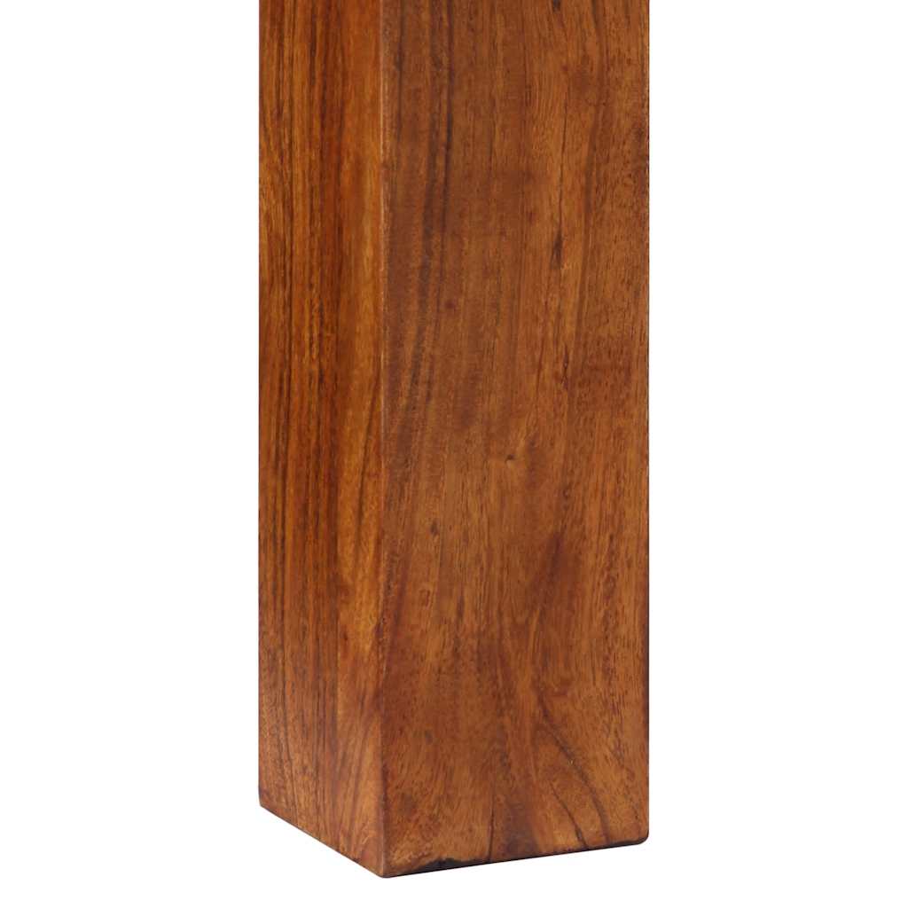 vidaXL Konsola Stolik 80x35x75 cm Drewno lite Akacja