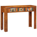 vidaXL Stolik konsolowy, 110x35x75 cm, lite drewno akacjowe