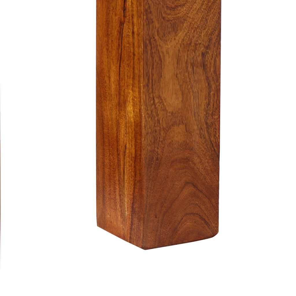 vidaXL Stolik konsolowy, 110x35x75 cm, lite drewno akacjowe