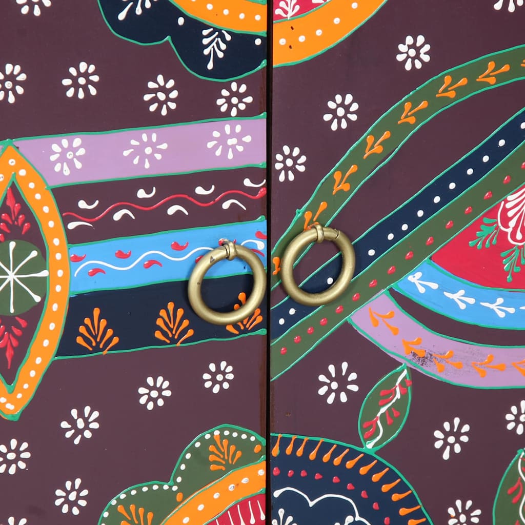 vidaXL Szafka na buty Brązowy 55 x 35 x 75 cm Lite Drewno Akacji