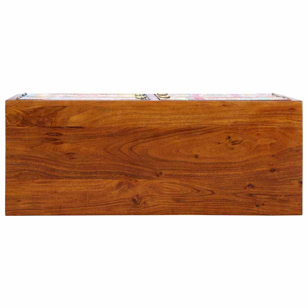 vidaXL Szafka na buty Brązowy 90 x 35 x 55 cm Lite Drewno Akacji