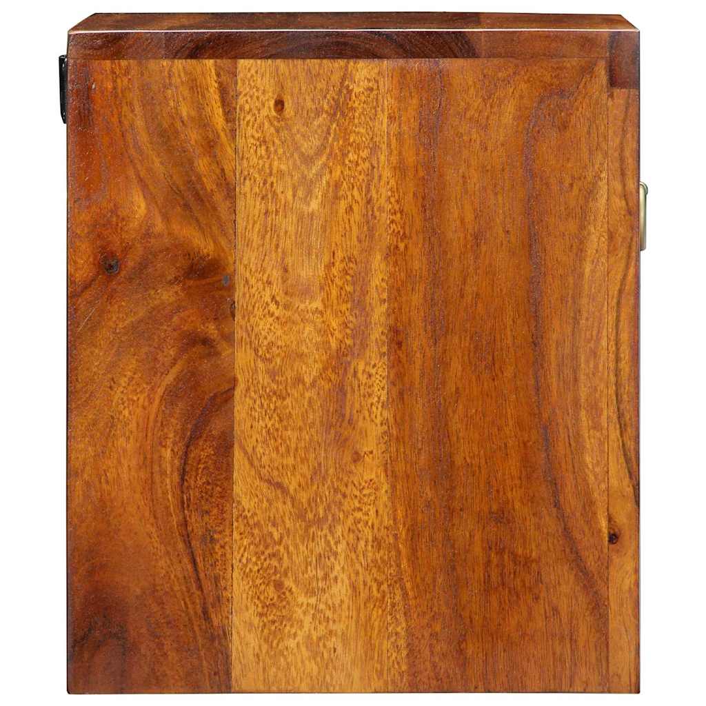 vidaXL Szafka Nocna 2 pcs Brązowy 40 x 35 x 35 cm Lite Drewno Akacji