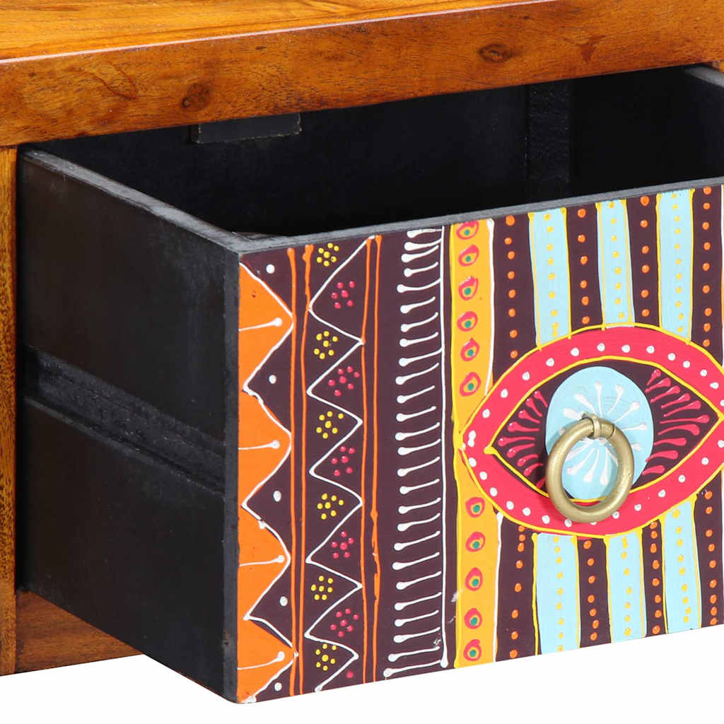 vidaXL Szafka Nocna z szufladą 2 pcs Brązowy 35 x 30 x 22 cm