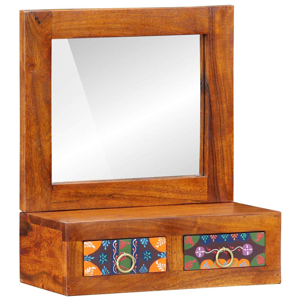 vidaXL Szafka ścienna Brązowy 40 x 20 x 50 cm Lite Drewno Akacji