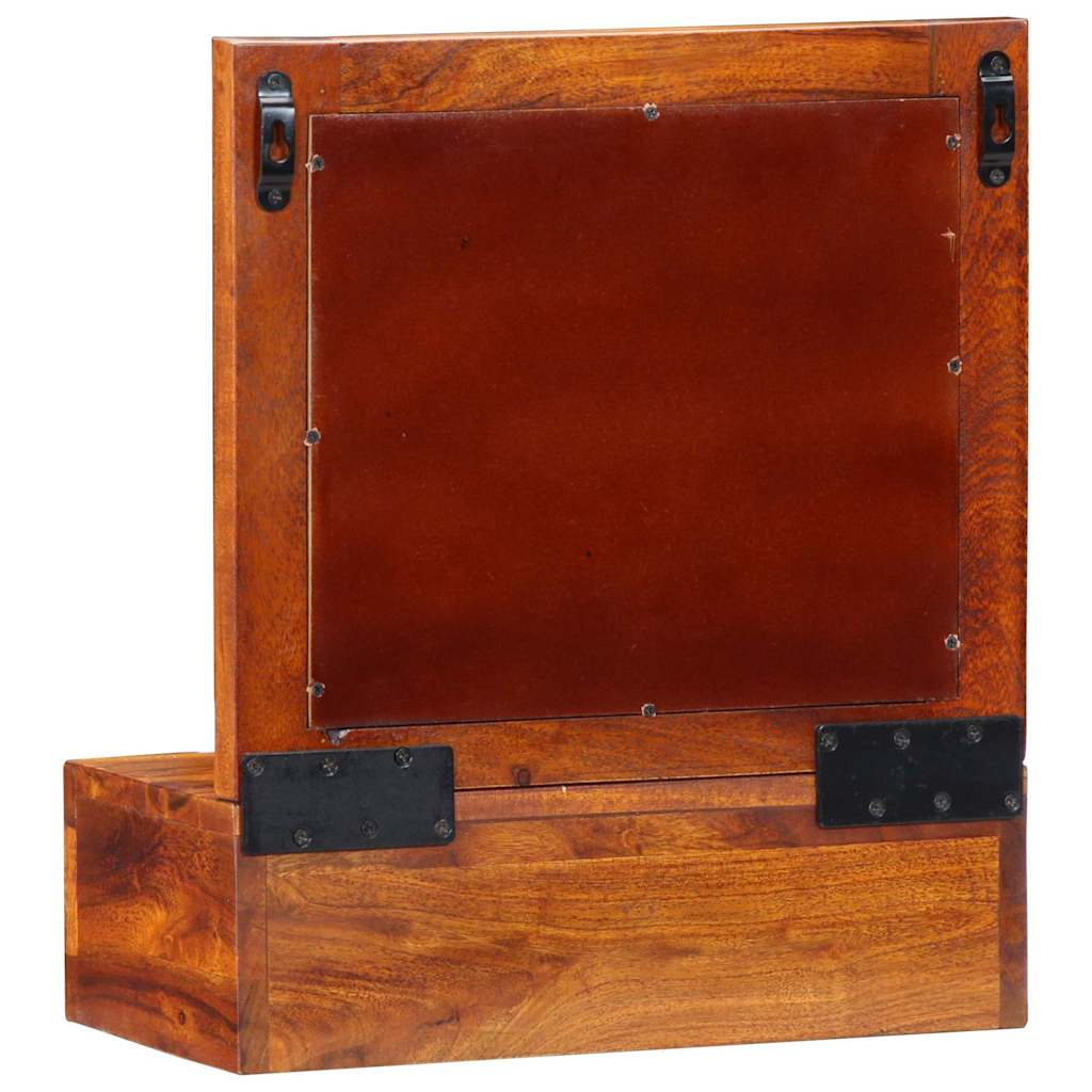 vidaXL Szafka ścienna Brązowy 40 x 20 x 50 cm Lite Drewno Akacji