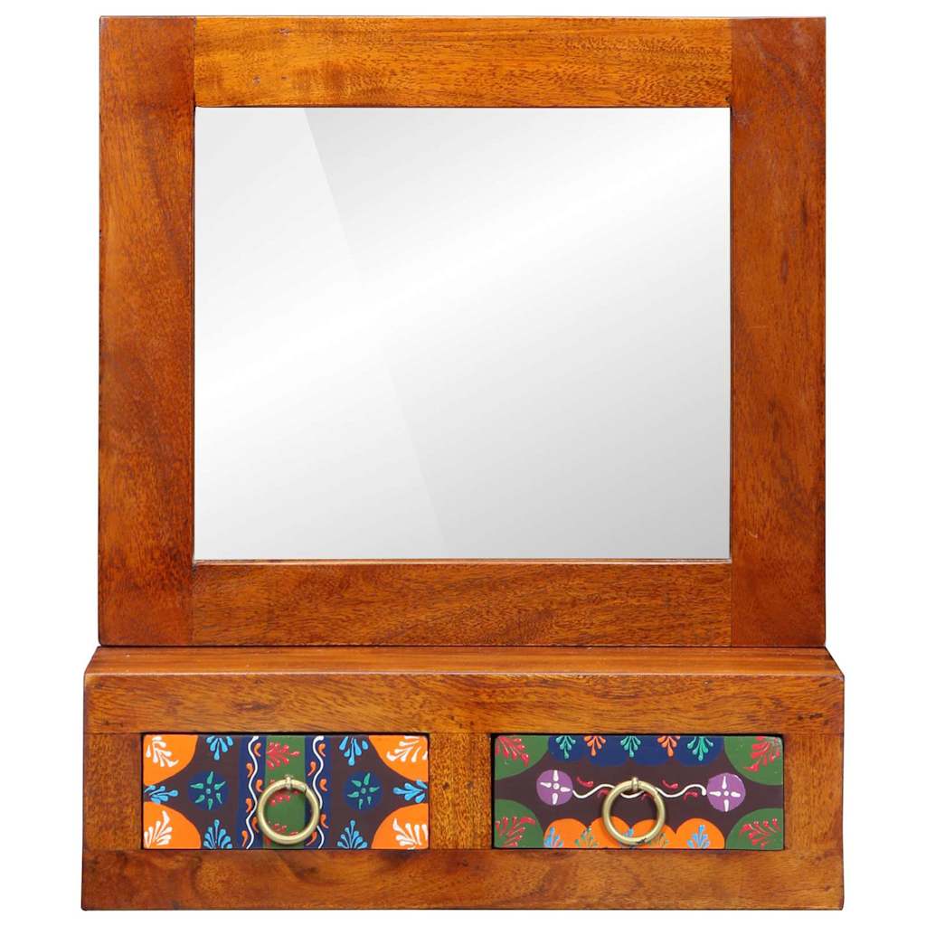 vidaXL Szafka ścienna Brązowy 40 x 20 x 50 cm Lite Drewno Akacji
