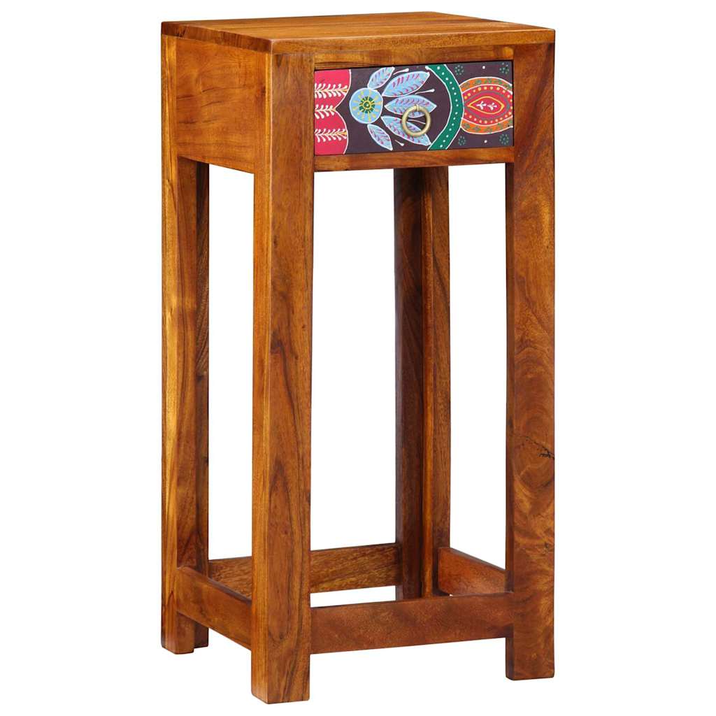 vidaXL Kwiecisty Stolik Końcowy Brązowy 35 x 35 x 75 cm