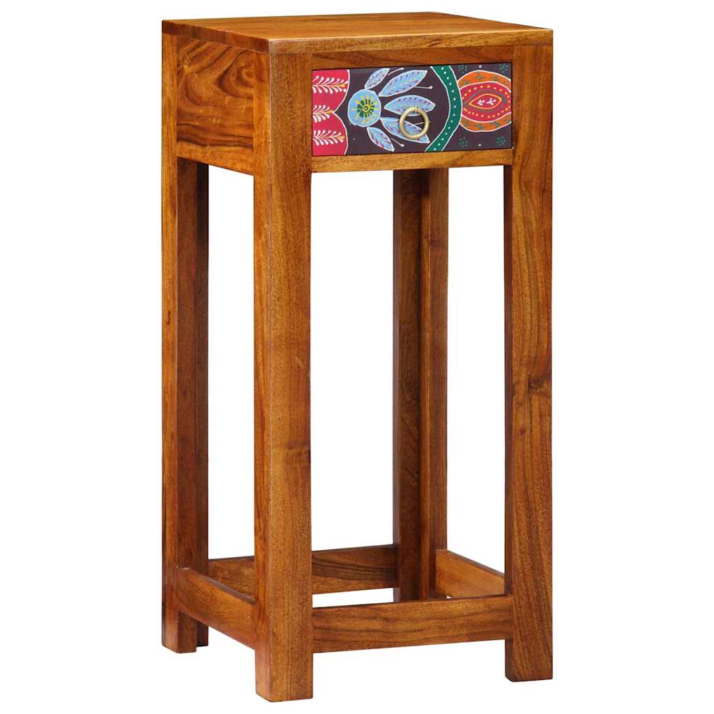 vidaXL Kwiecisty Stolik Końcowy Brązowy 35 x 35 x 75 cm