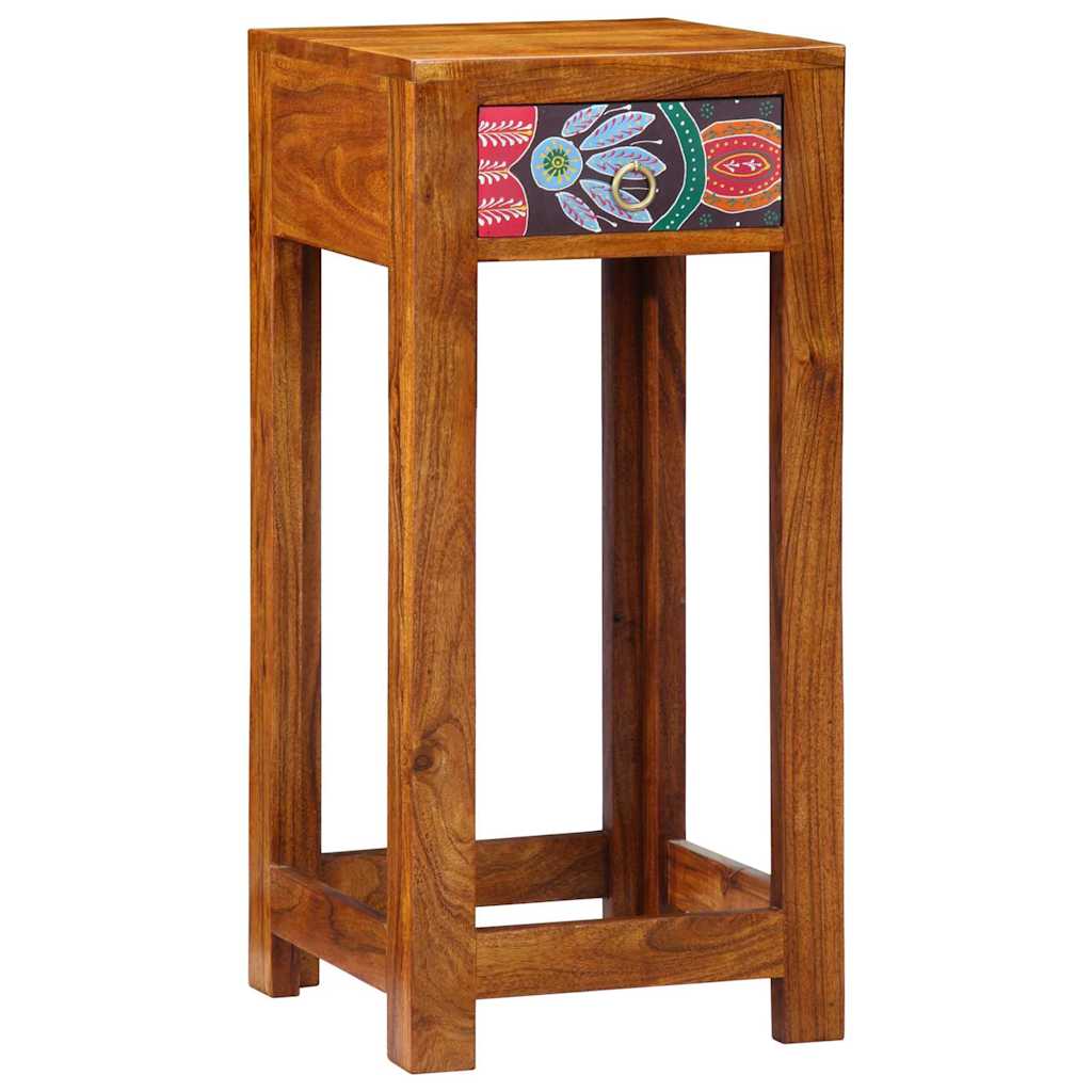 vidaXL Kwiecisty Stolik Końcowy Brązowy 35 x 35 x 75 cm