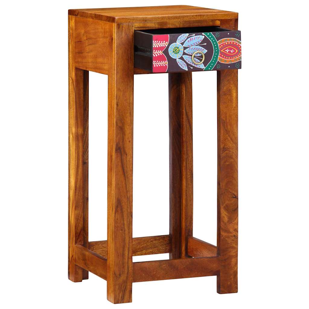 vidaXL Kwiecisty Stolik Końcowy Brązowy 35 x 35 x 75 cm