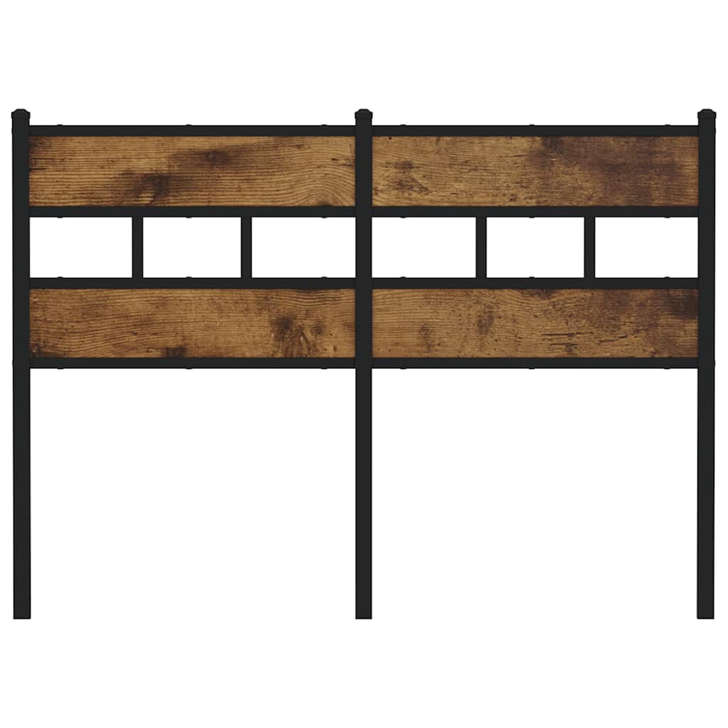 vidaXL Wymienne wezgłowie, przydymiony dąb, 135 cm