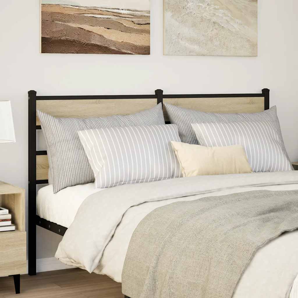 vidaXL Wymienne wezgłowie, dąb sonoma, 150 cm