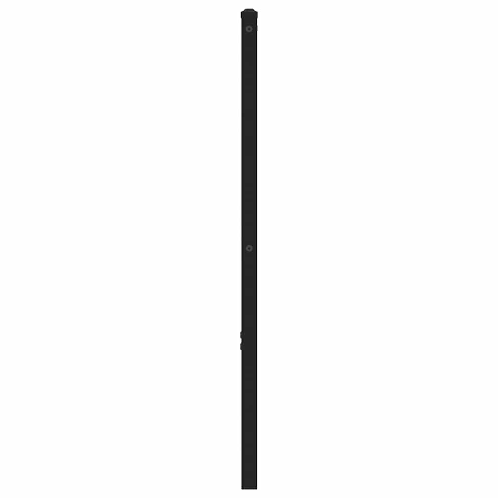 vidaXL Wymienne wezgłowie, brązowy dąb, 107 cm, stal i materiał drewnopochodny