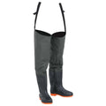 vidaXL Wodery biodrowe, ciemnozielone, rozmiar 38