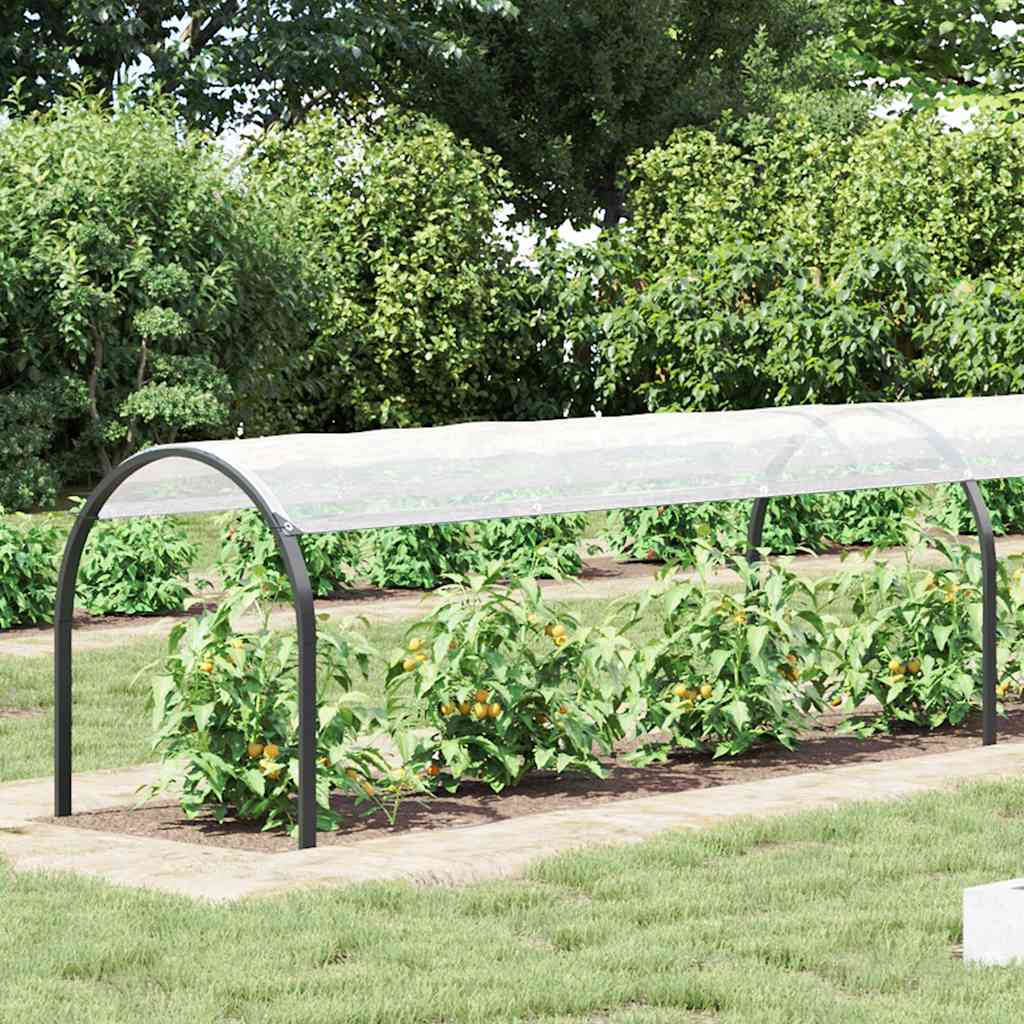 vidaXL Przezroczysta plandeka z oczkami 1x12 m Polietylen