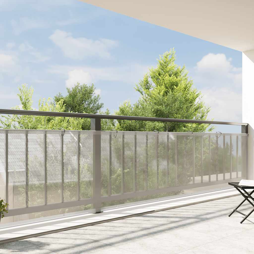vidaXL Przezroczysta plandeka z oczkami 1x12 m Polietylen