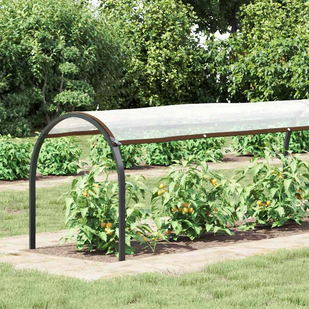vidaXL Przezroczysta plandeka z oczkami 1x12 m Polietylen