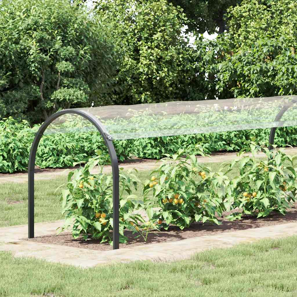 vidaXL Przezroczysta plandeka z oczkami 1x10 m PVC