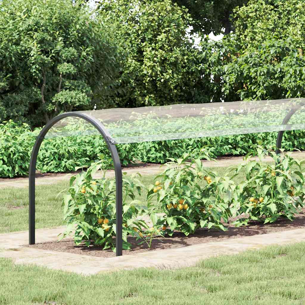 vidaXL Przezroczysta plandeka z oczkami 1x12 m PVC