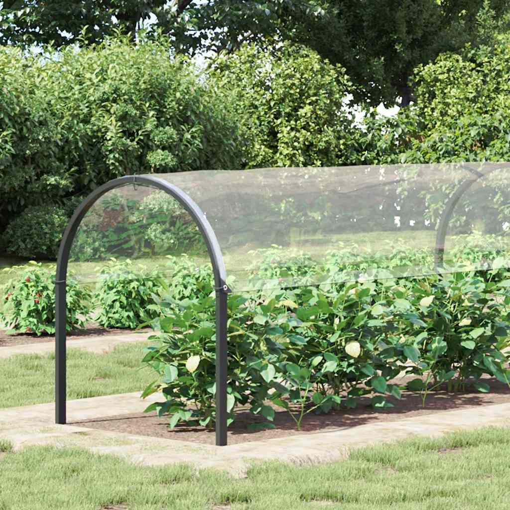 vidaXL Przezroczysta plandeka z oczkami 2x8 m PVC