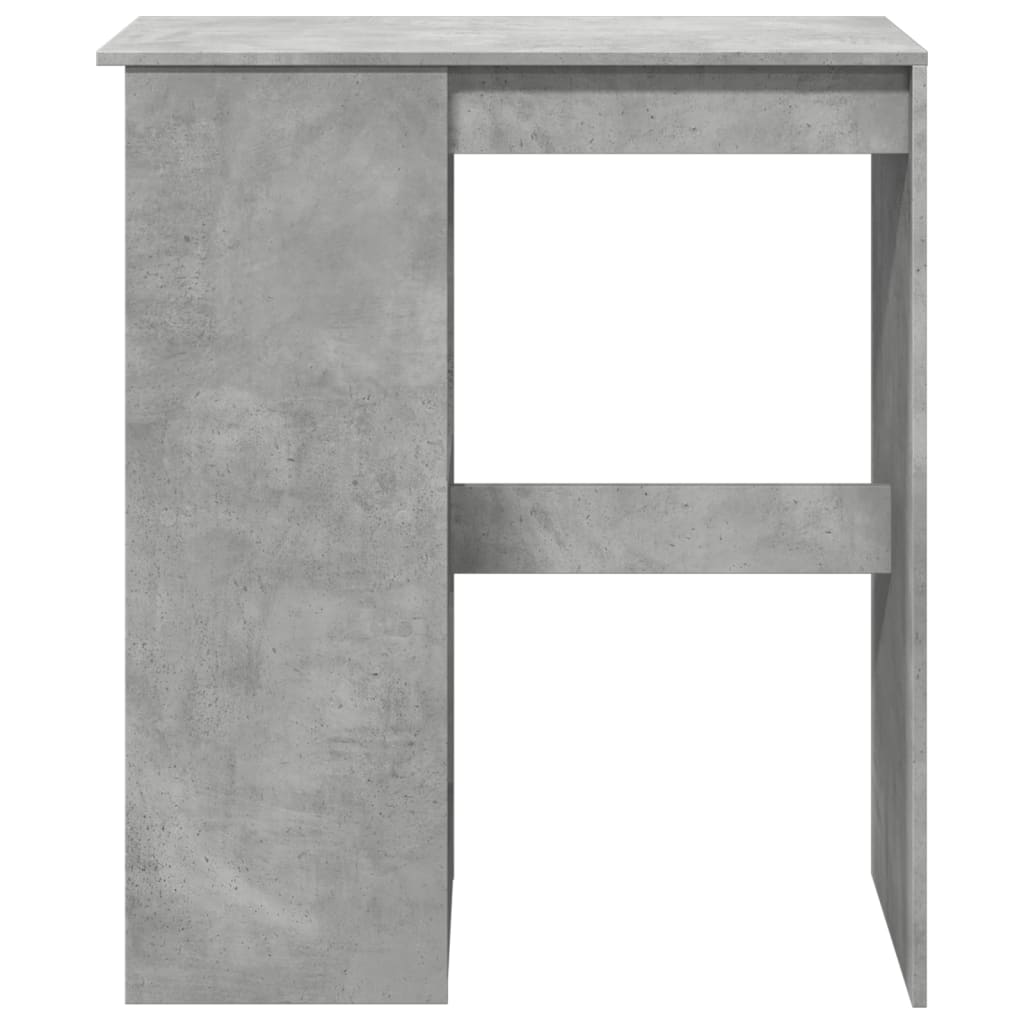 vidaXL Stolik barowy z przegródkami, szarość betonu, 90x47,5x103,5 cm