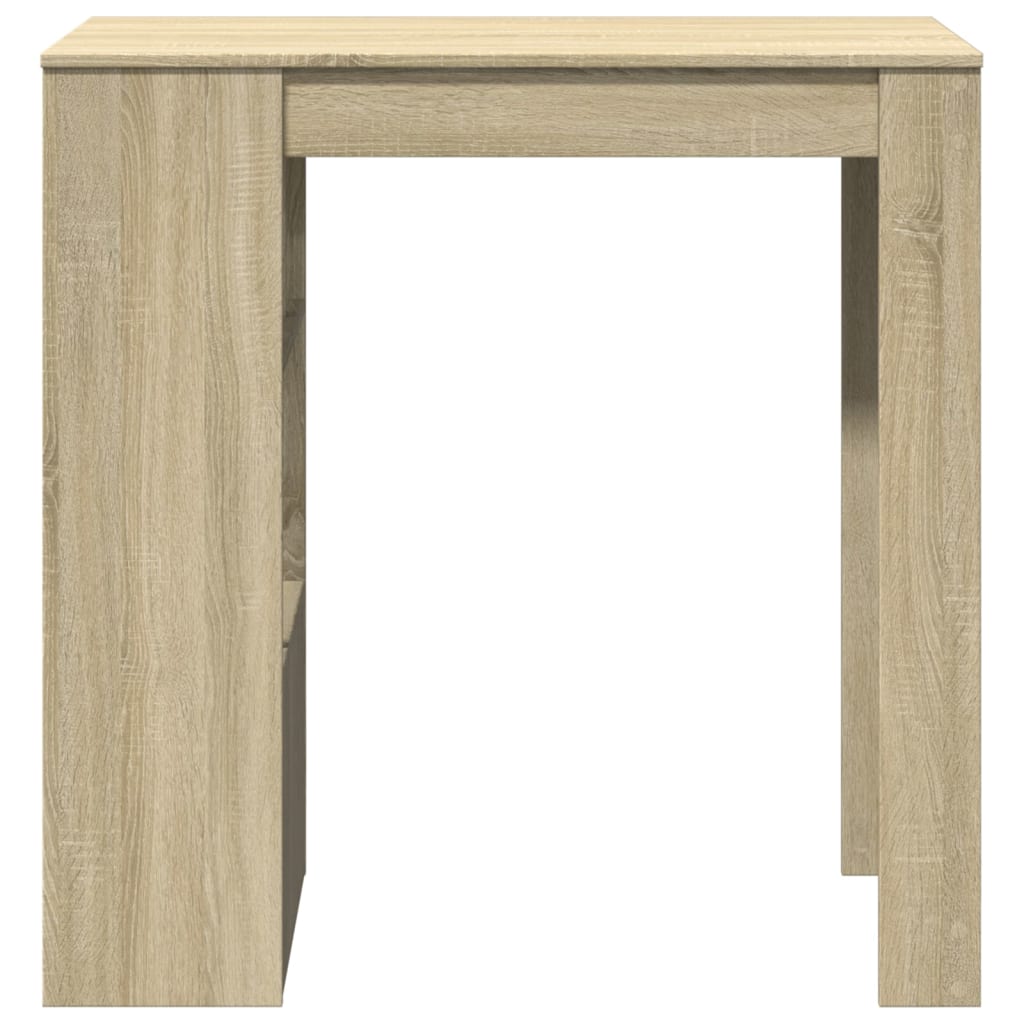 vidaXL Stolik barowy z przegrodami, dąb sonoma, 102x50x103,5 cm