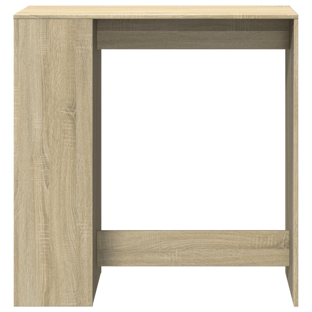vidaXL Stolik barowy z przegrodami, dąb sonoma, 101x40x103,5 cm