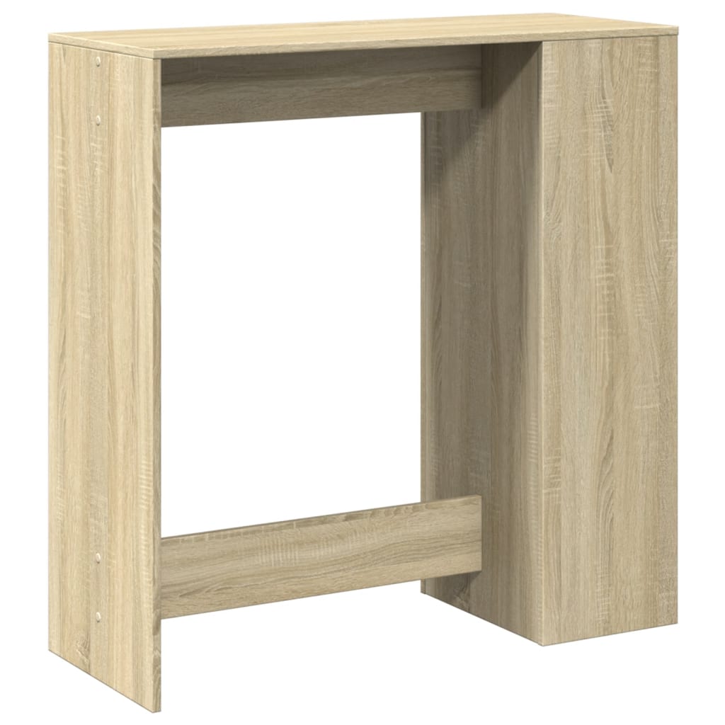 vidaXL Stolik barowy z przegrodami, dąb sonoma, 101x40x103,5 cm