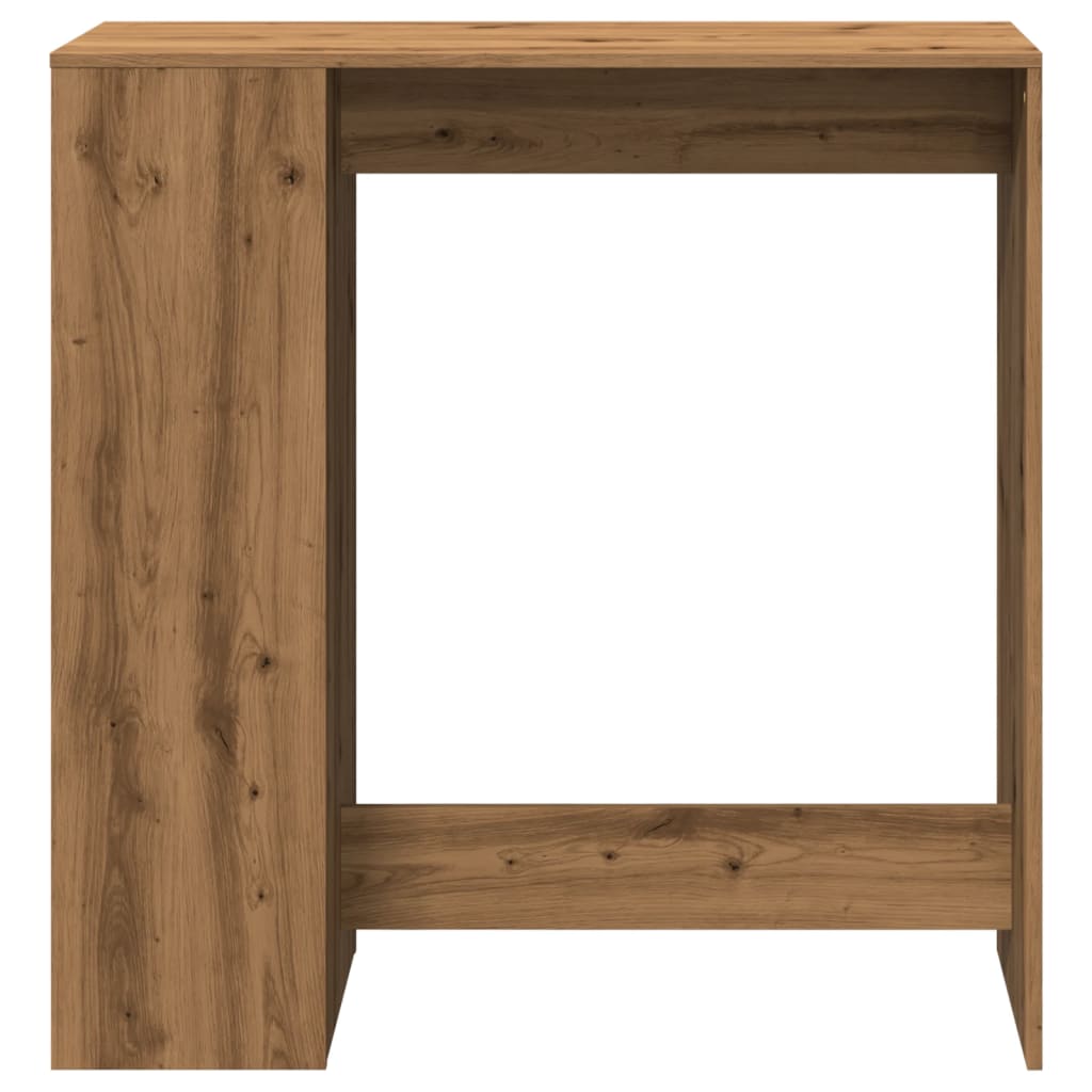 vidaXL Stolik barowy z przegrodami, dąb artisian, 101x40x103,5 cm