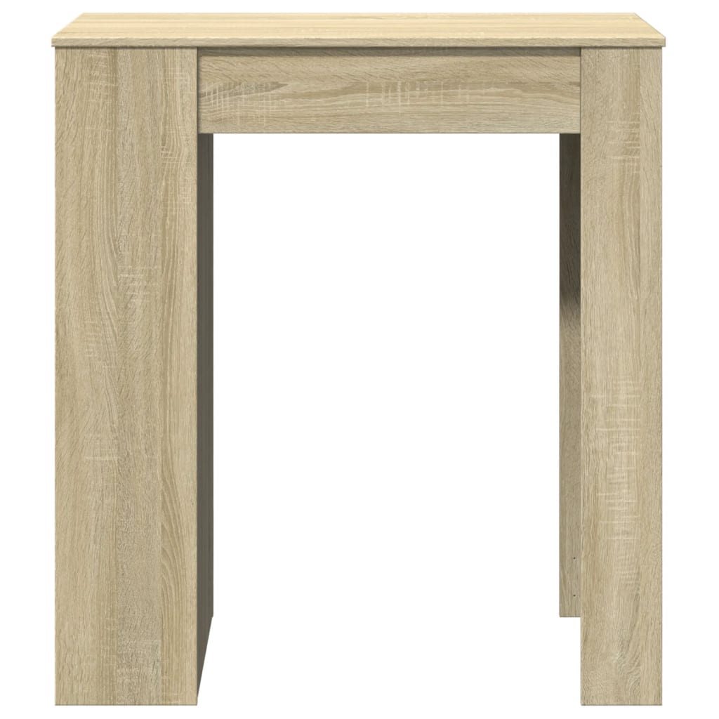 vidaXL Stolik barowy z półkami, dąb sonoma, 95x47x103,5 cm