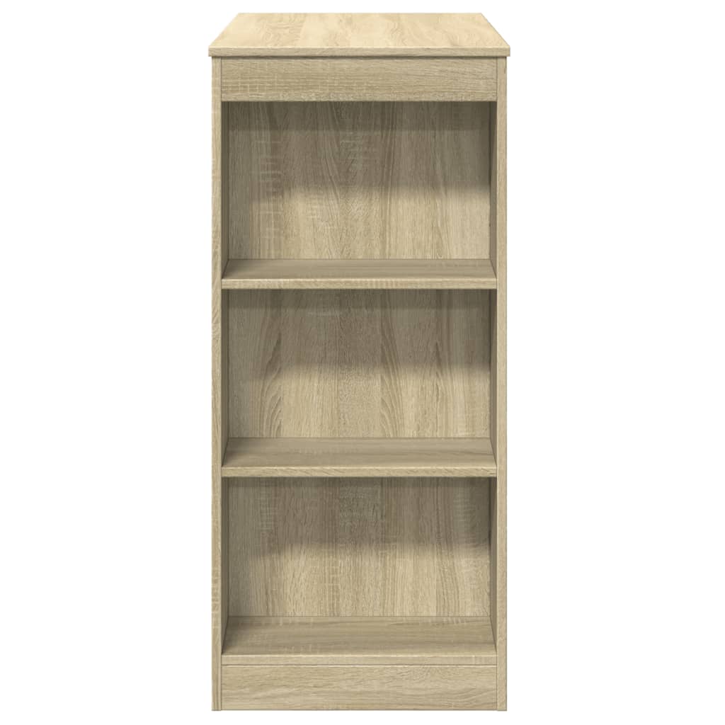 vidaXL Stolik barowy z półkami, dąb sonoma, 95x47x103,5 cm