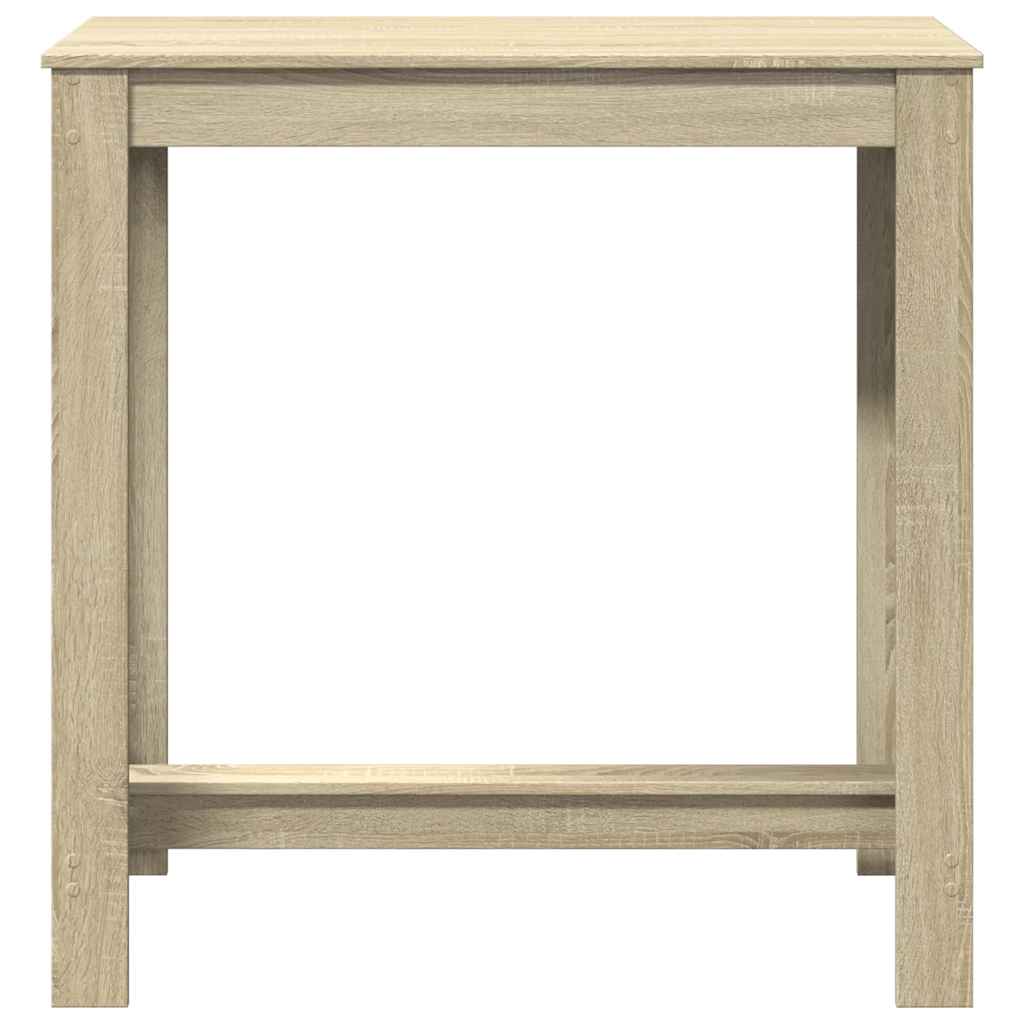 vidaXL Stolik barowy, dąb sonoma, 102x50x103,5 cm