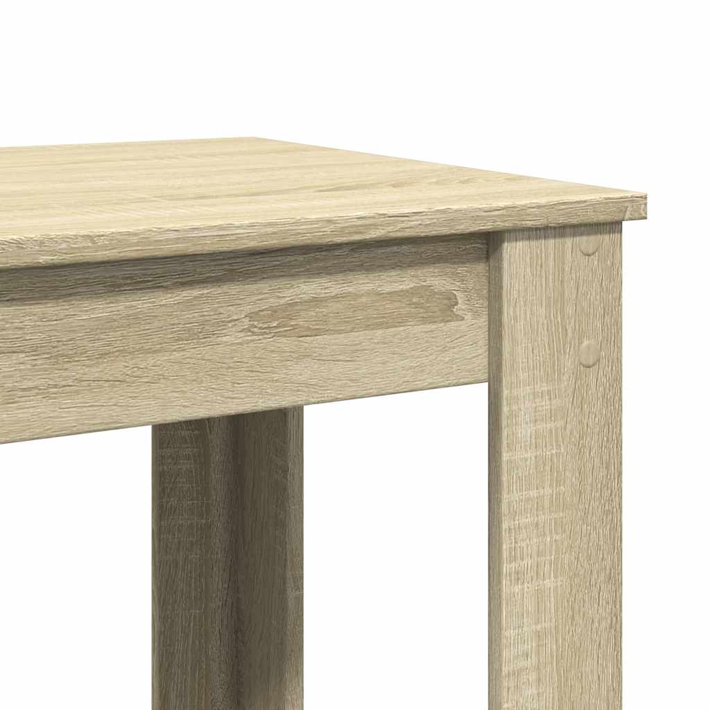 vidaXL Stolik barowy, dąb sonoma, 102x50x103,5 cm
