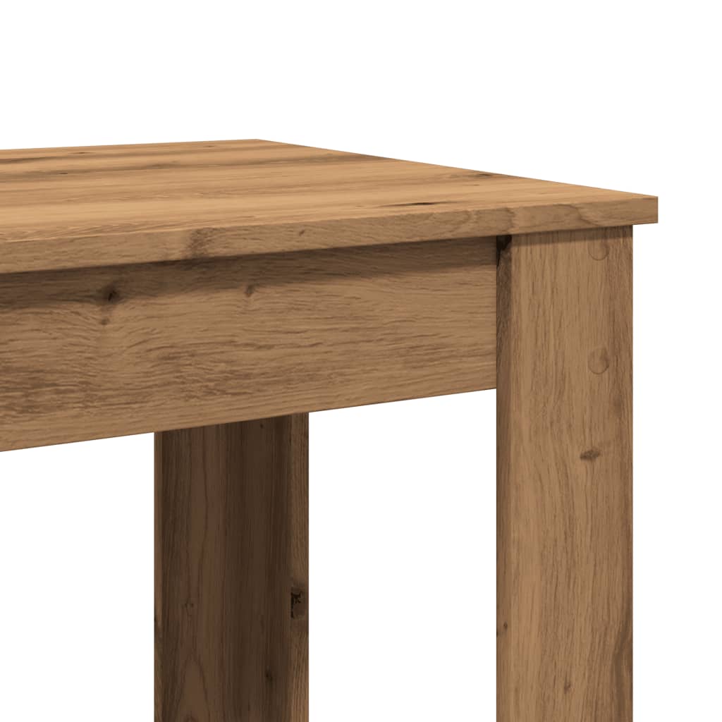 vidaXL Stolik barowy, dąb artisian, 102x50x103,5 cm
