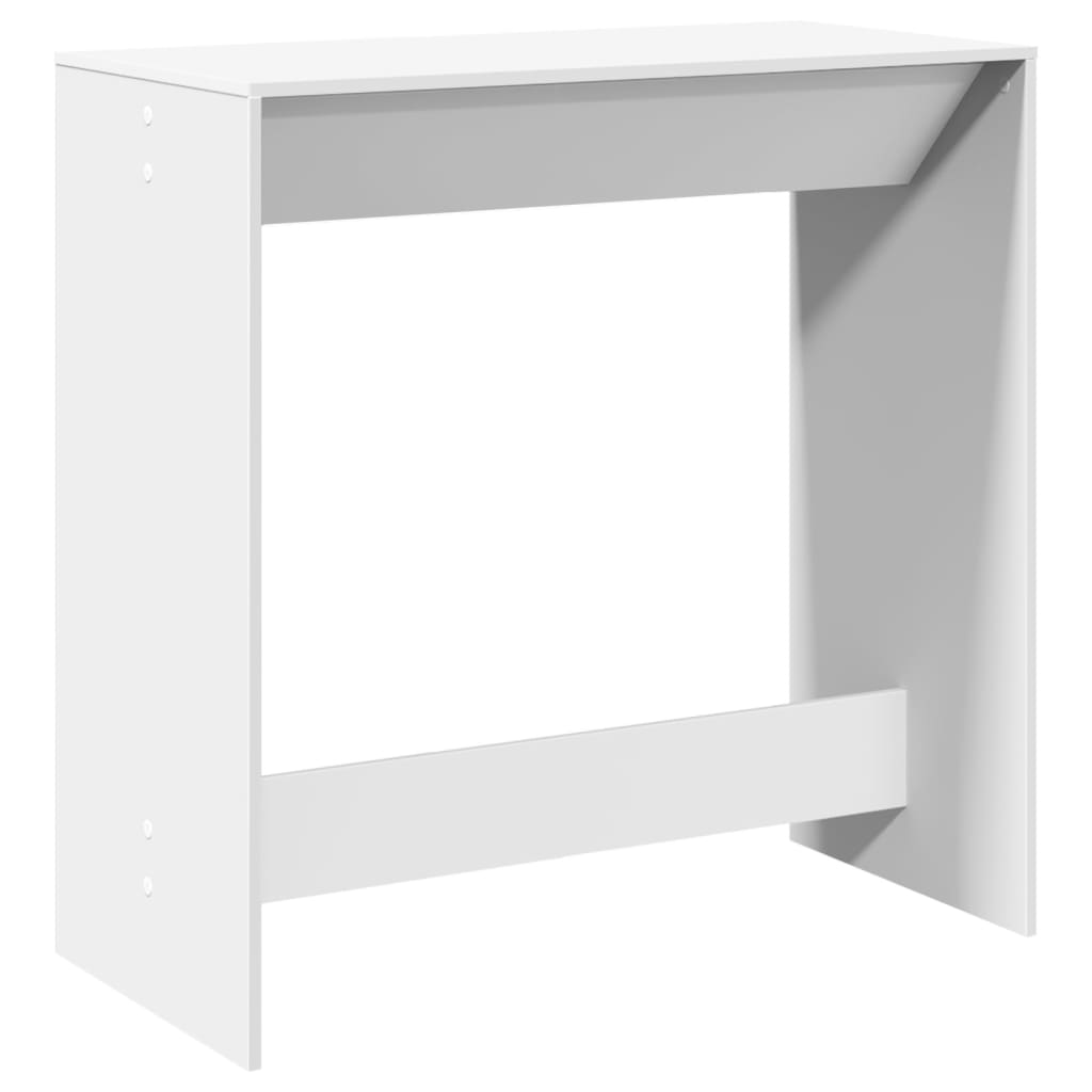 vidaXL Stolik barowy, biały, 102x50x103,5 cm, materiał drewnopochodny