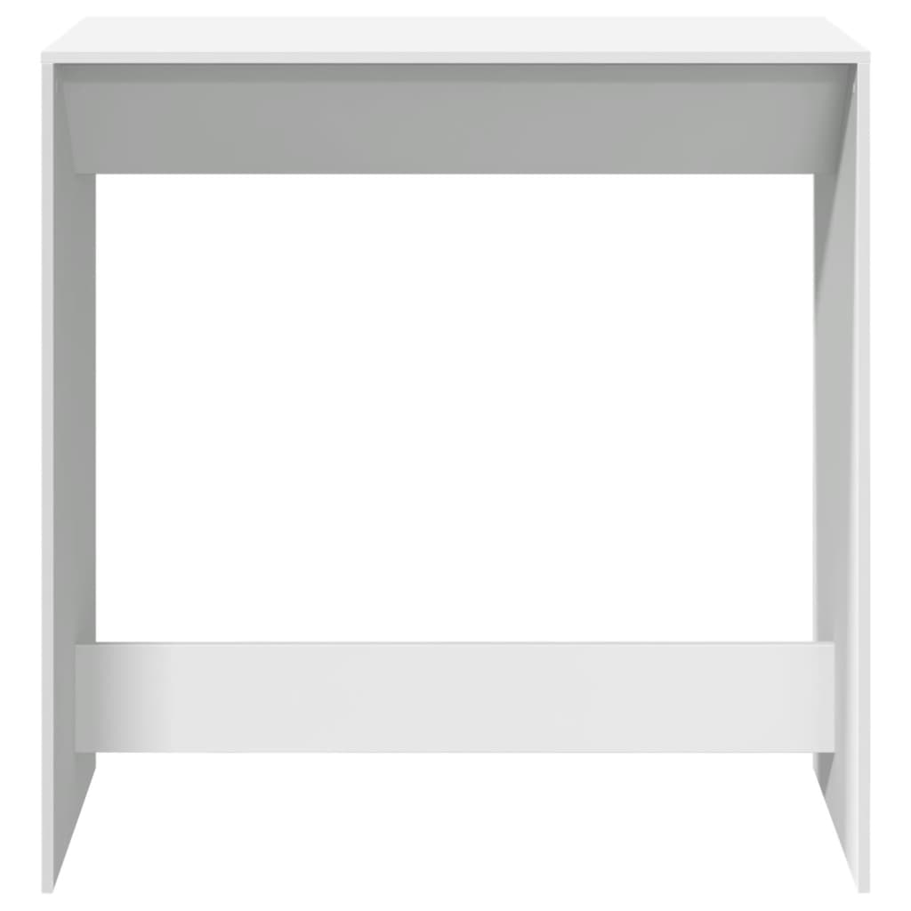 vidaXL Stolik barowy, biały, 102x50x103,5 cm, materiał drewnopochodny