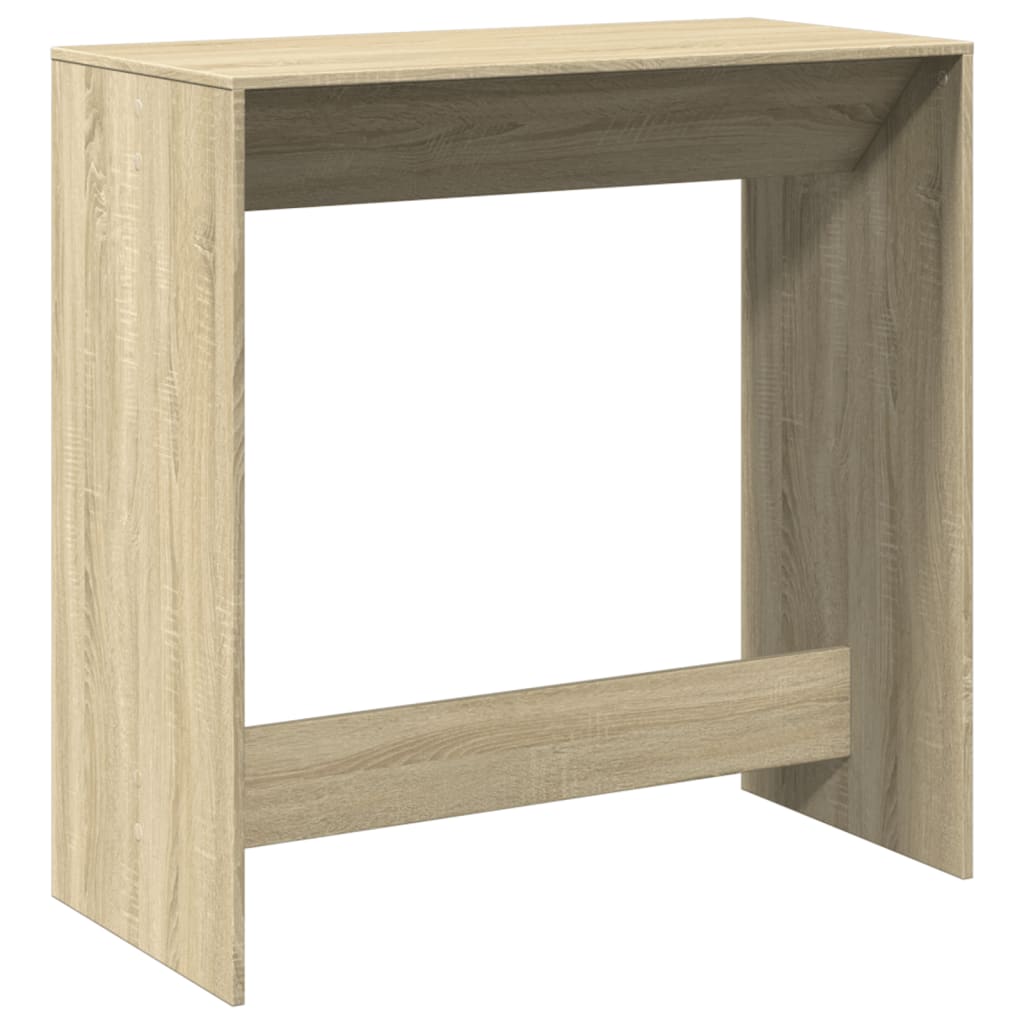 vidaXL Stolik barowy, dąb sonoma, 102x50x103,5 cm