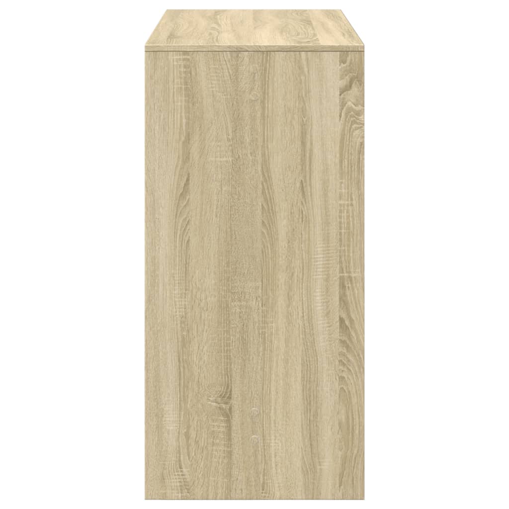 vidaXL Stolik barowy, dąb sonoma, 102x50x103,5 cm
