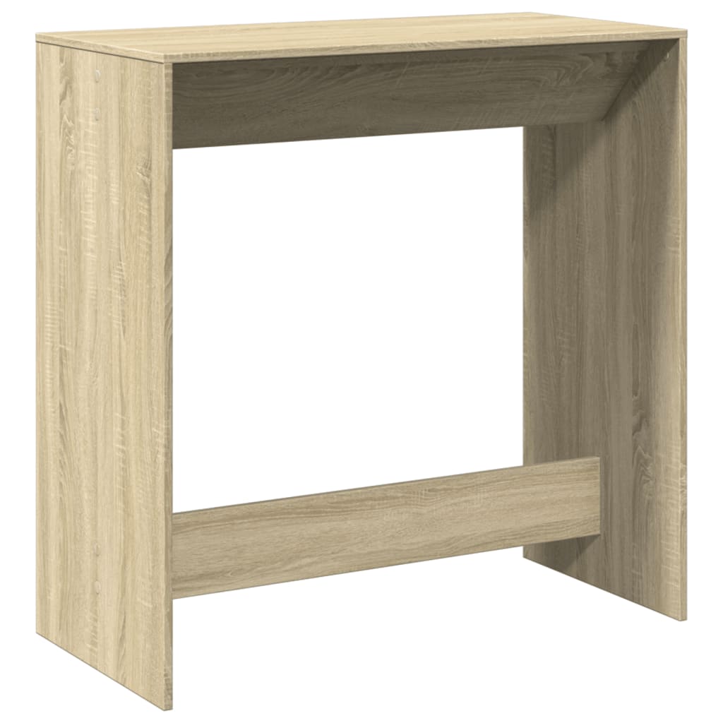 vidaXL Stolik barowy, dąb sonoma, 102x50x103,5 cm