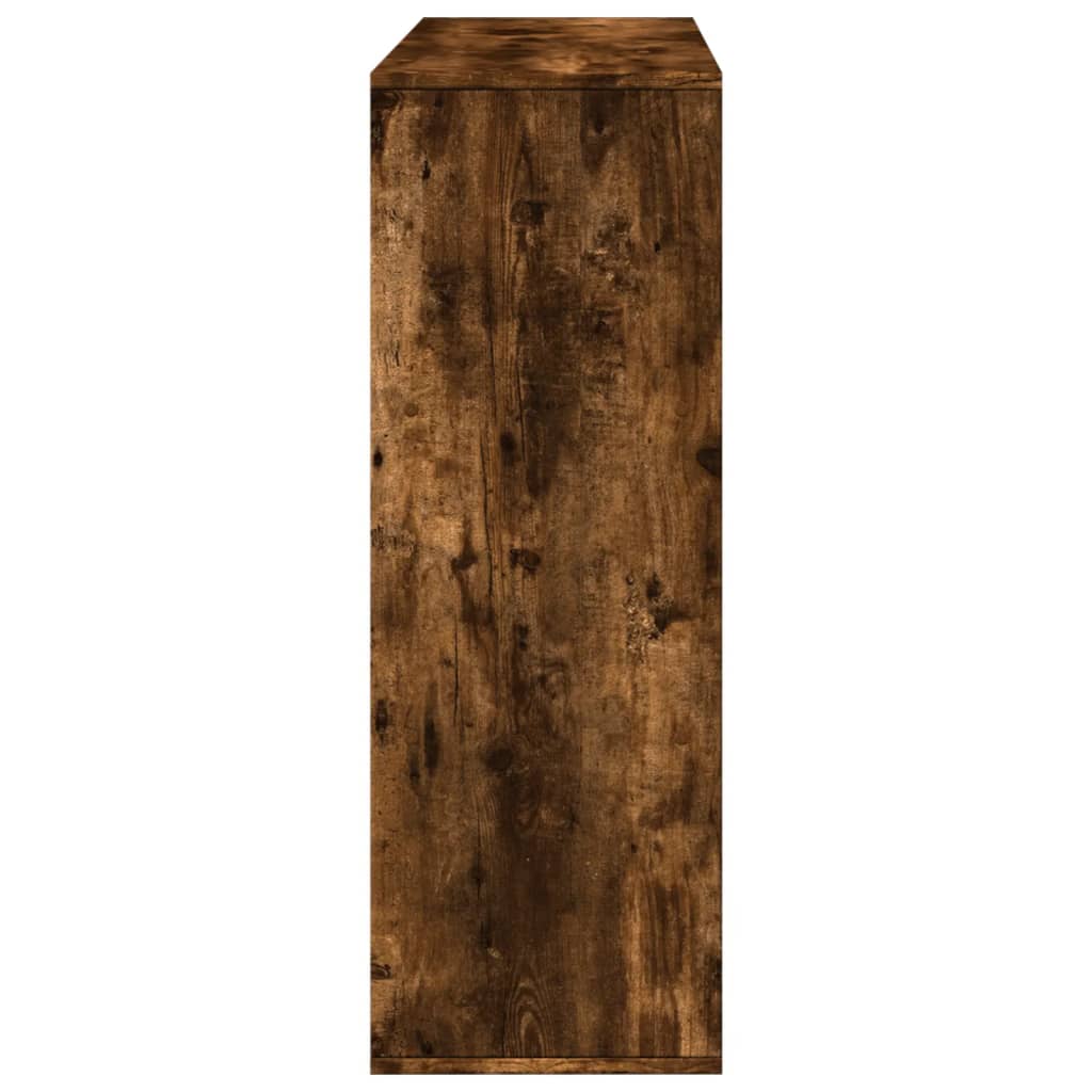 vidaXL Regał na książki/przegroda, przydymiony dąb, 100x33x94,5 cm