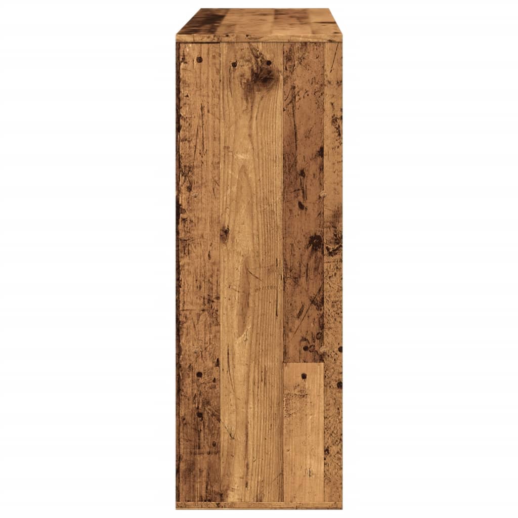vidaXL Regał na książki/przegroda, stare drewno, 100x33x94,5 cm