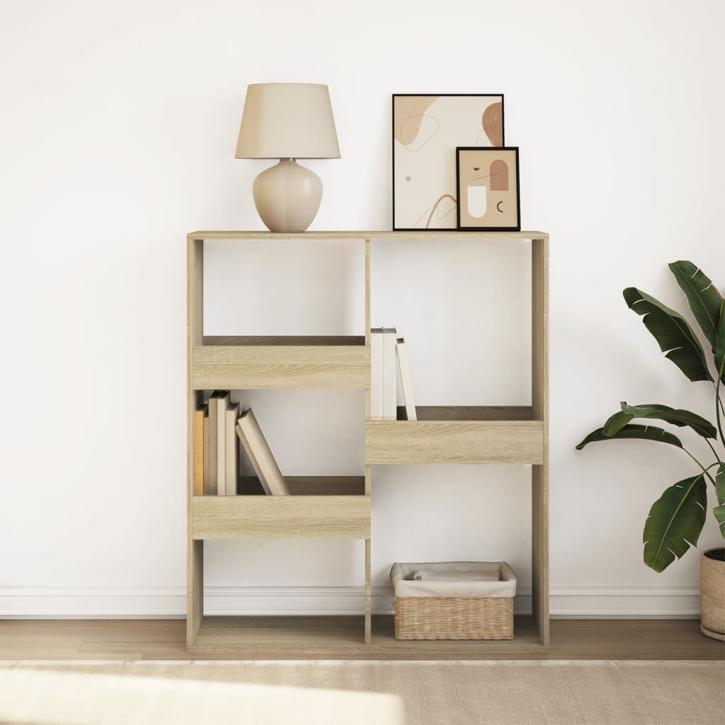 vidaXL Regał na książki/przegroda, dąb sonoma, 100x33x115 cm