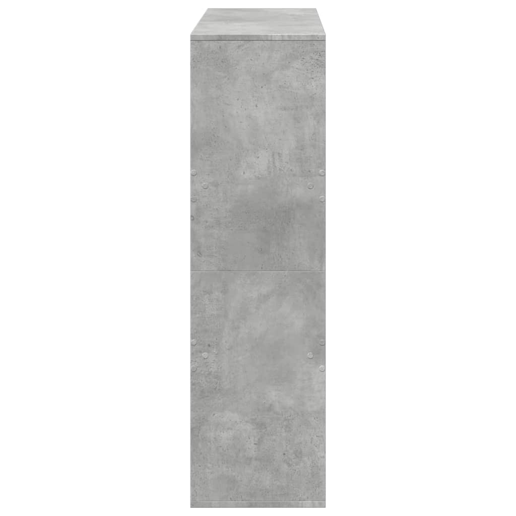 vidaXL Regał na książki/przegroda, szarość betonu, 100x33x115 cm