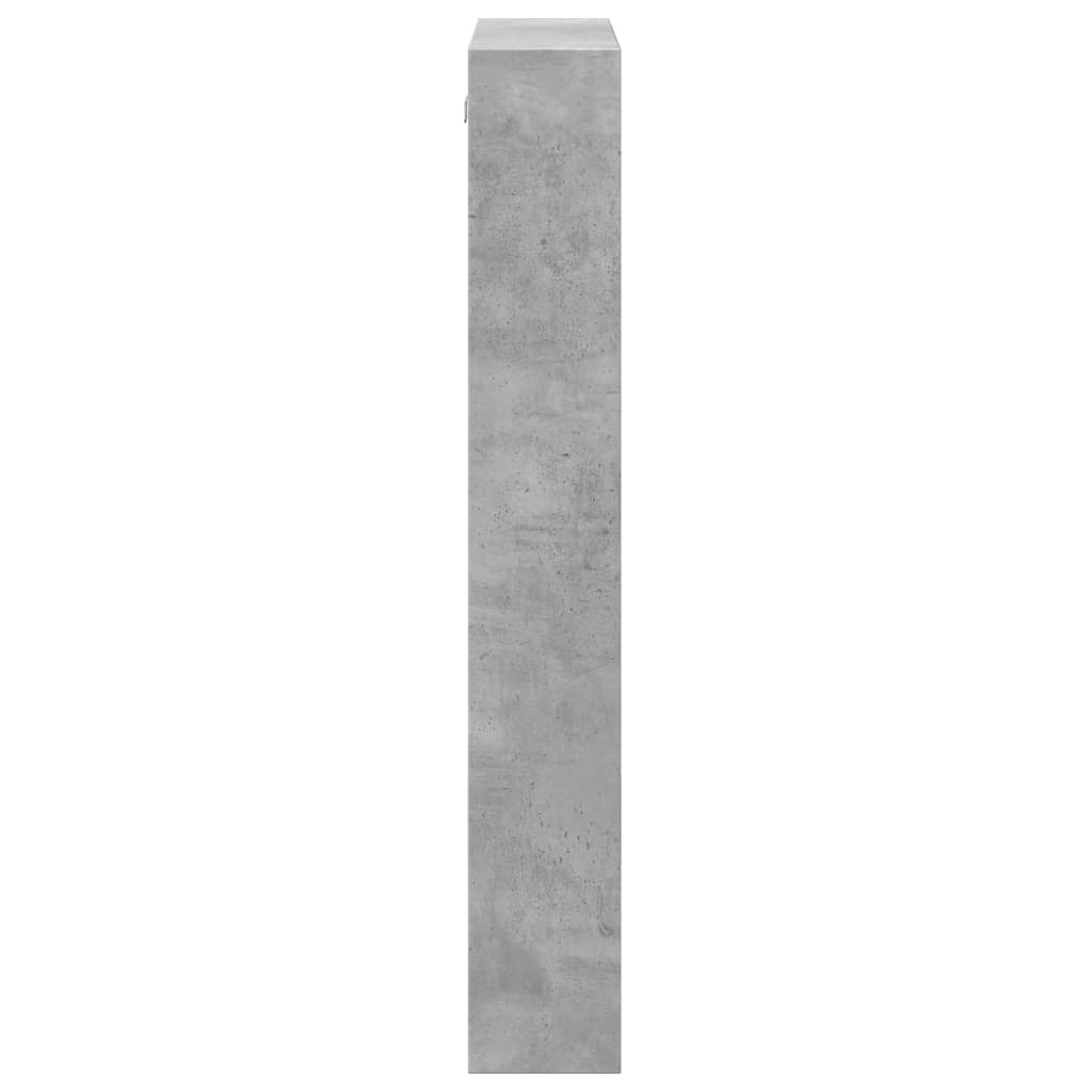 vidaXL Szafka wisząca, szarość betonu, 50x15x100 cm