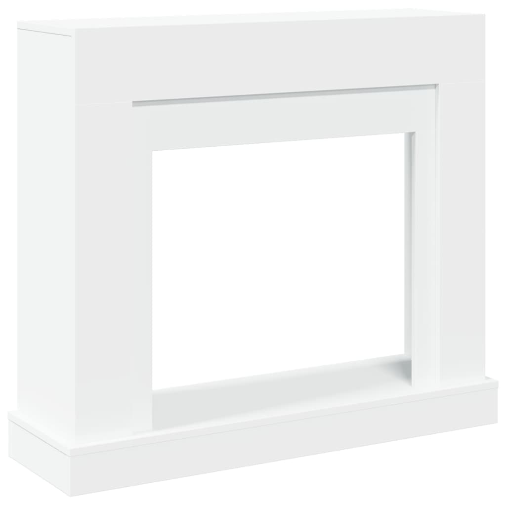 vidaXL Obudowa kominka, biała, 100x30x87,5 cm, materiał drewnopochodny