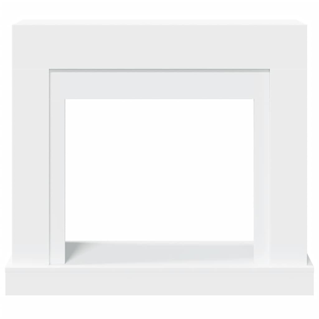 vidaXL Obudowa kominka, biała, 100x30x87,5 cm, materiał drewnopochodny